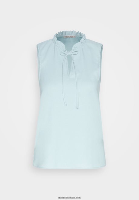 Anna Field Women Top Light Green H42J4Z420