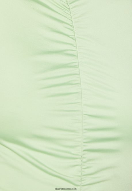 Anna Field Women Top Light Green H42J4Z464