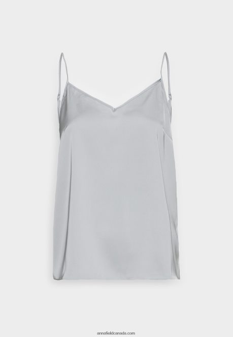 Anna Field Women Top Light Grey H42J4Z440