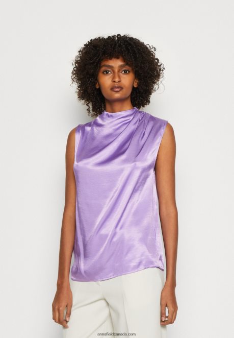 Anna Field Women Top Lilac H42J4Z469