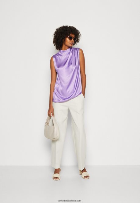 Anna Field Women Top Lilac H42J4Z469