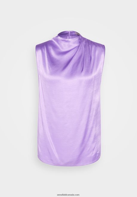 Anna Field Women Top Lilac H42J4Z469