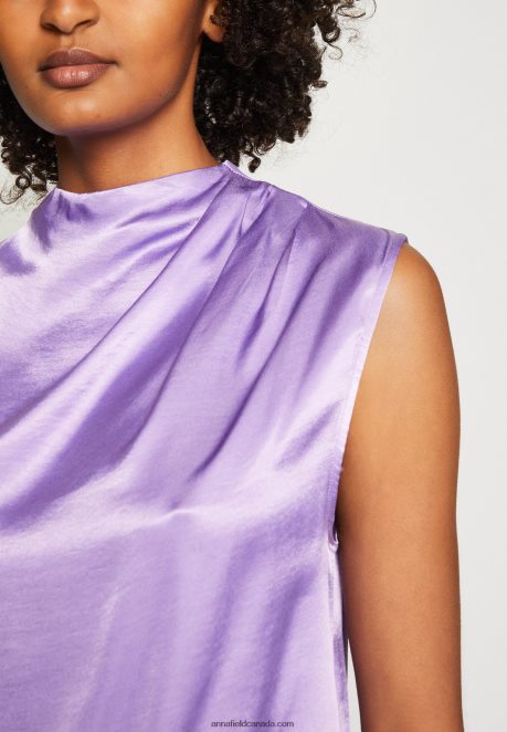 Anna Field Women Top Lilac H42J4Z469