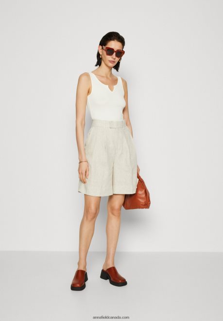 Anna Field Women Top Off-White H42J4Z470