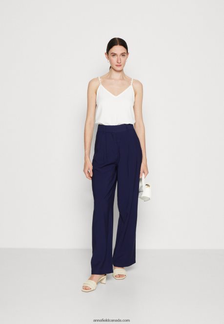 Anna Field Women Top Off-White H42J4Z475