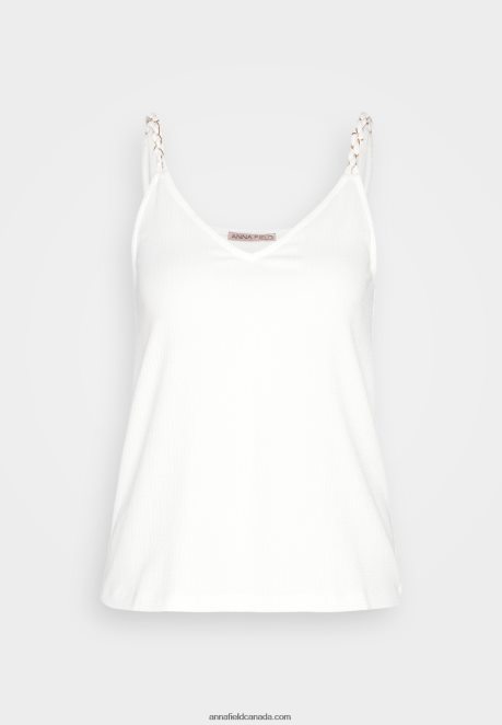 Anna Field Women Top Off-White H42J4Z475