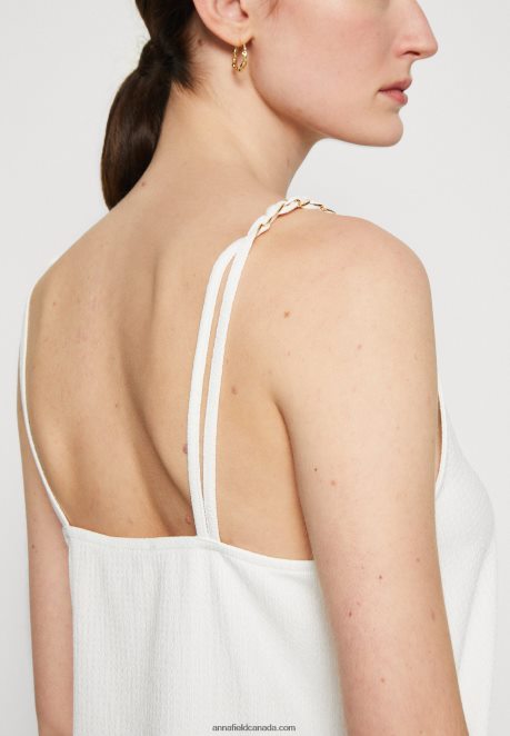 Anna Field Women Top Off-White H42J4Z475