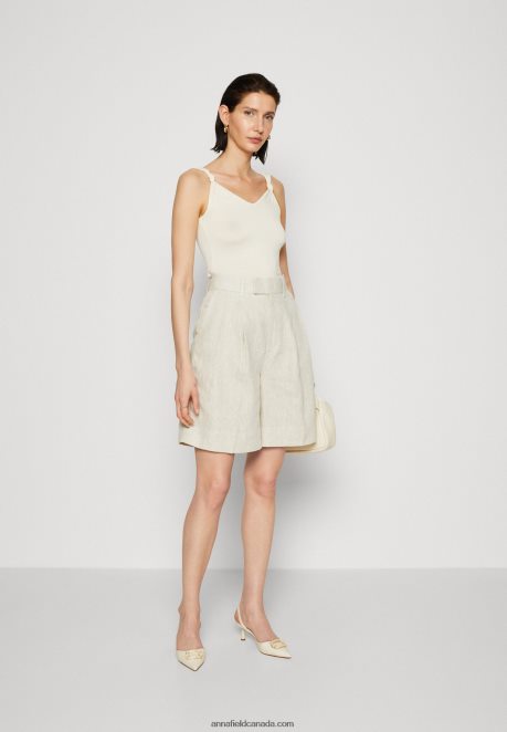 Anna Field Women Top Off-White H42J4Z493