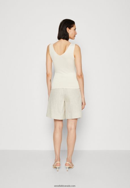 Anna Field Women Top Off-White H42J4Z493