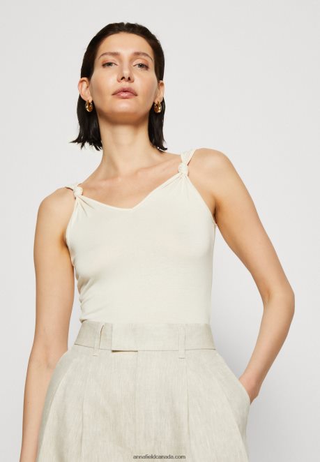 Anna Field Women Top Off-White H42J4Z493
