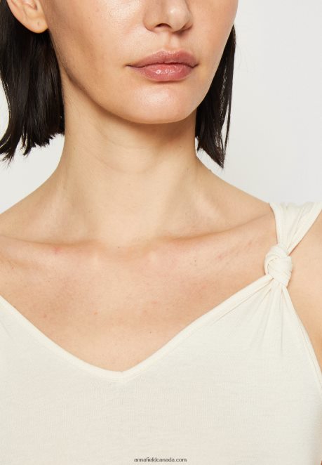 Anna Field Women Top Off-White H42J4Z493