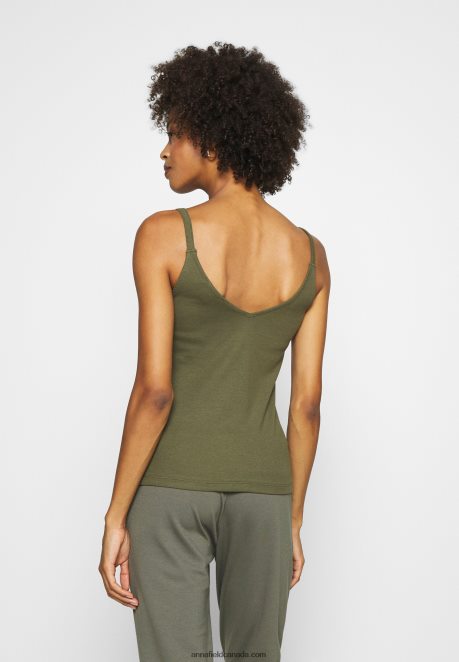 Anna Field Women Top Olive Night H42J4Z381