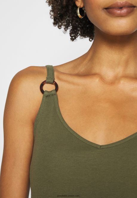 Anna Field Women Top Olive Night H42J4Z381