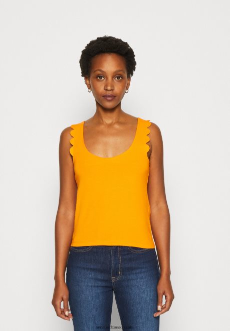 Anna Field Women Top Orange H42J4Z393