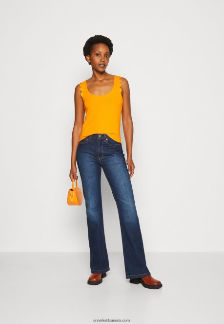 Anna Field Women Top Orange H42J4Z393