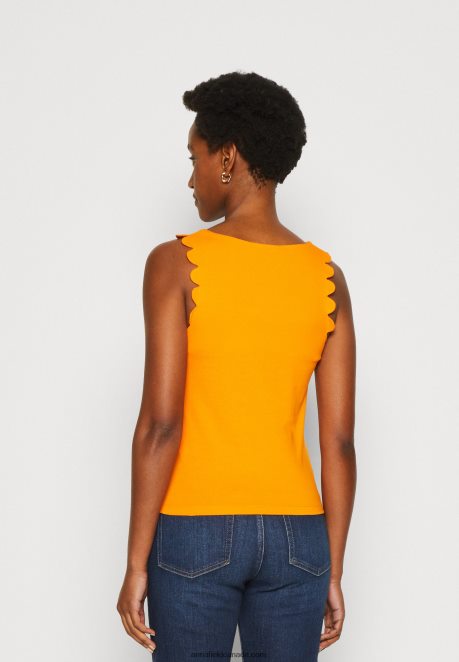 Anna Field Women Top Orange H42J4Z393