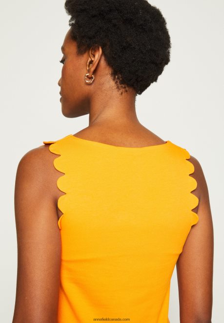 Anna Field Women Top Orange H42J4Z393