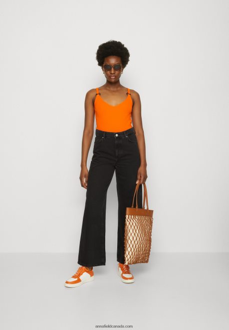 Anna Field Women Top Orange H42J4Z455