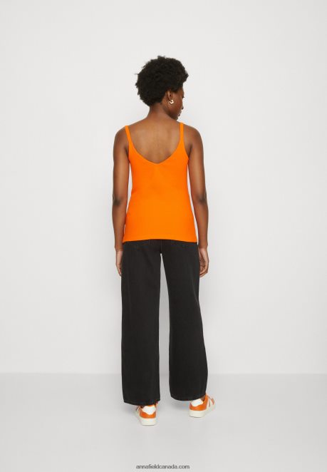 Anna Field Women Top Orange H42J4Z455
