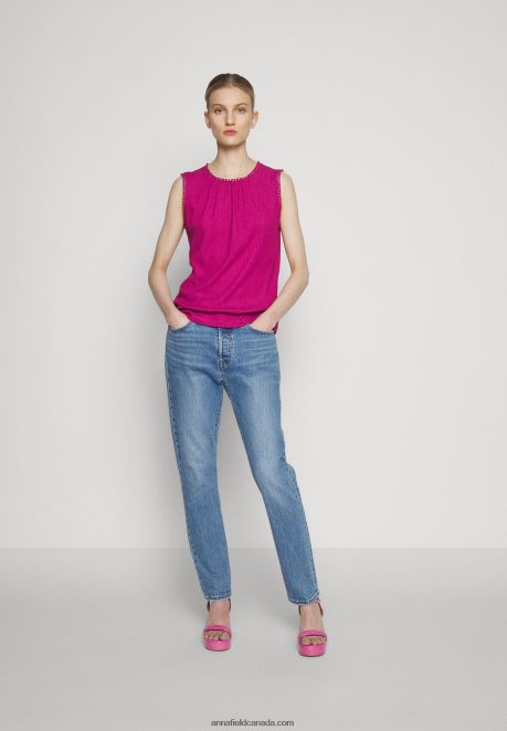 Anna Field Women Top Pink H42J4Z413