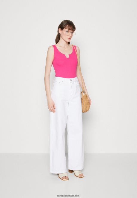 Anna Field Women Top Pink H42J4Z487