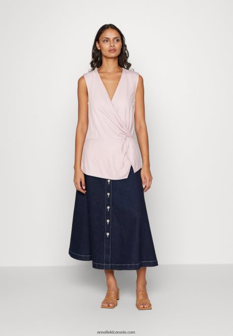 Anna Field Women Top Pink H42J4Z489