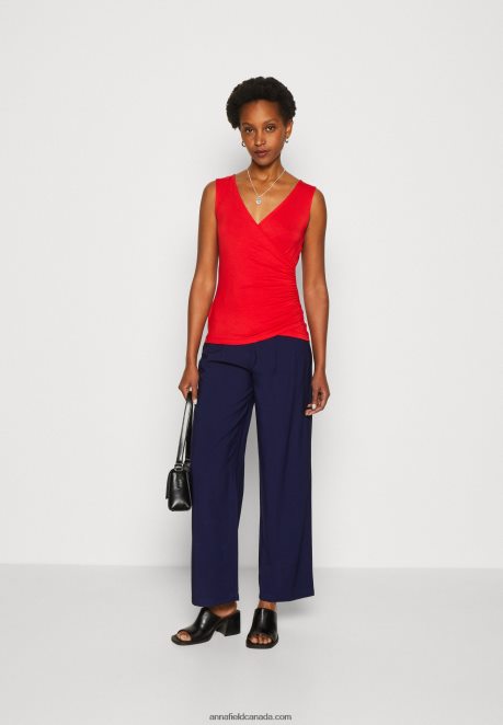 Anna Field Women Top Red H42J4Z437