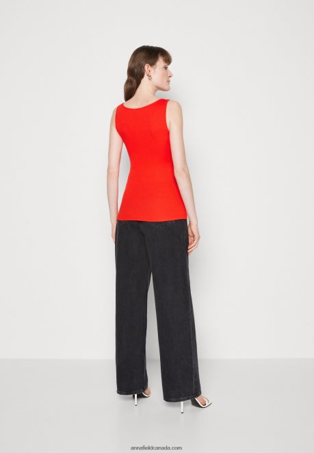 Anna Field Women Top Red H42J4Z482
