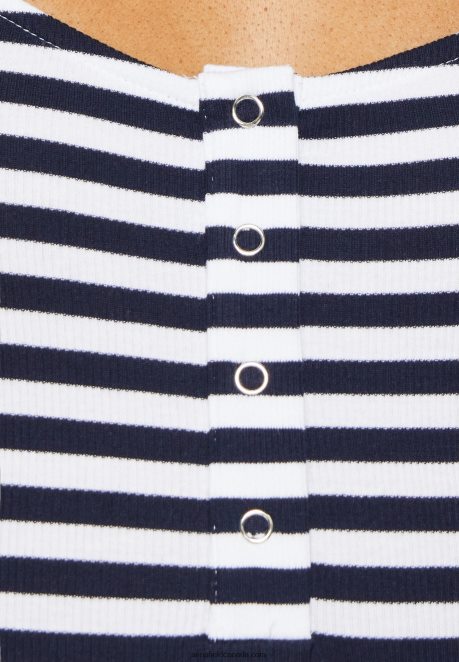 Anna Field Women Top White/Blue H42J4Z467