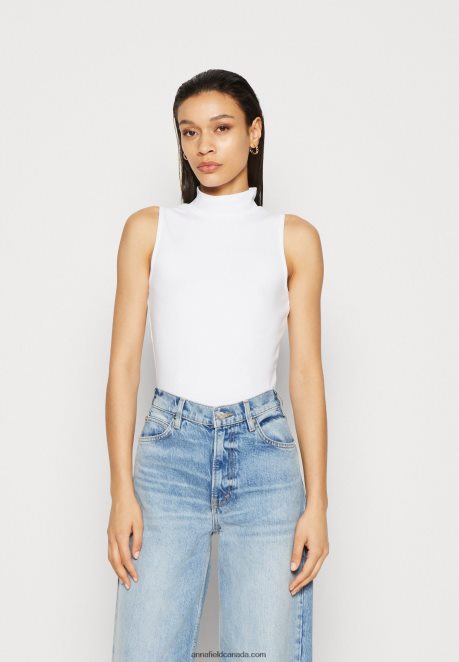 Anna Field Women Top White H42J4Z465