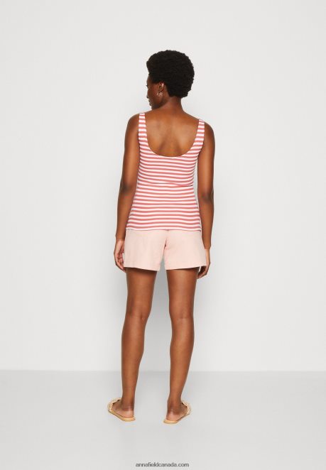 Anna Field Women Top White/Red H42J4Z418