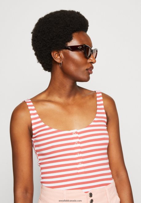 Anna Field Women Top White/Red H42J4Z418