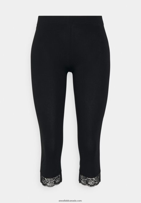 Anna Field Women 2 Pack Leggings Trousers Black H42J4Z656