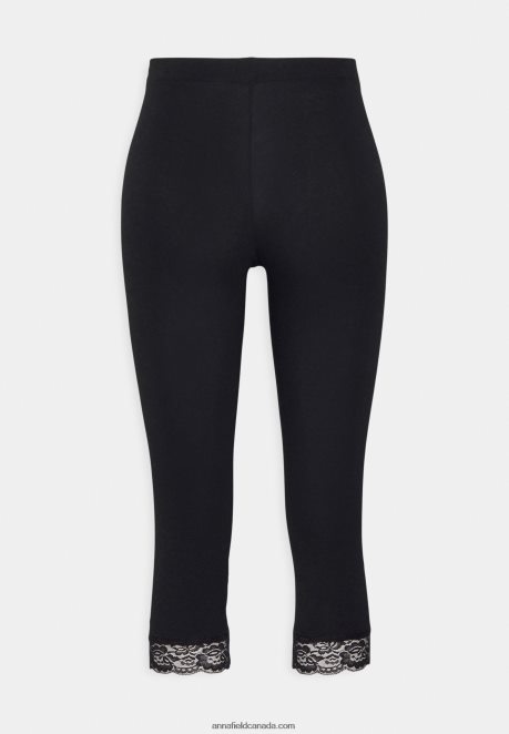 Anna Field Women 2 Pack Leggings Trousers Black/White H42J4Z661