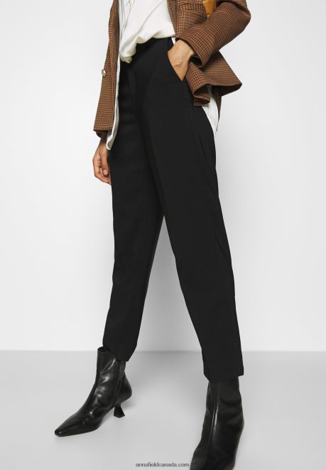 Anna Field Women Basic Bussiness Pants Trousers Black H42J4Z632
