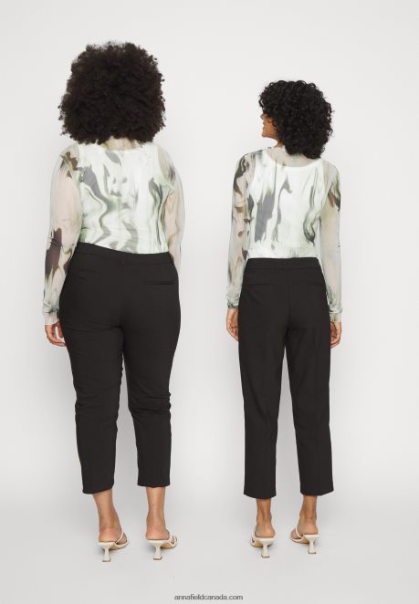 Anna Field Women Chinos Black H42J4Z597