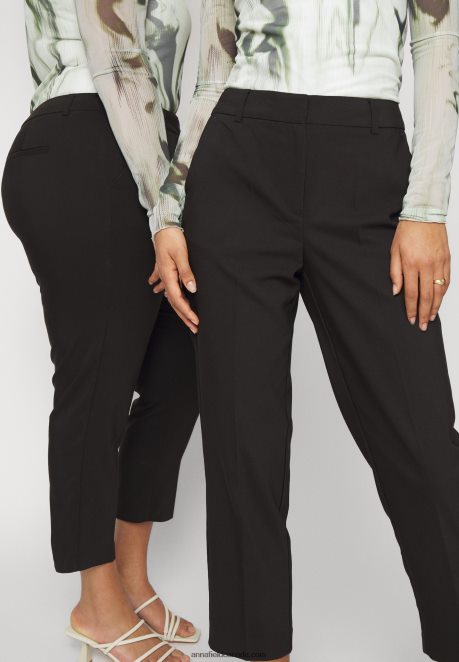 Anna Field Women Chinos Black H42J4Z597