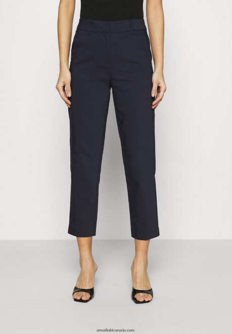 Anna Field Women Chinos Dark Blue H42J4Z598