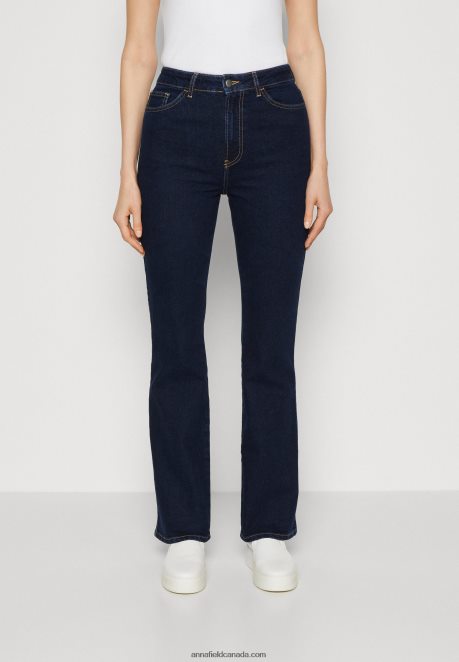 Anna Field Women Flared Jeans Dark Blue H42J4Z666