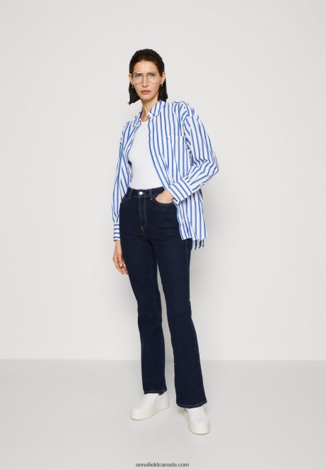 Anna Field Women Flared Jeans Dark Blue H42J4Z666