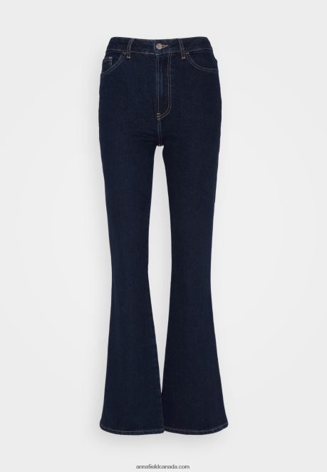 Anna Field Women Flared Jeans Dark Blue H42J4Z666