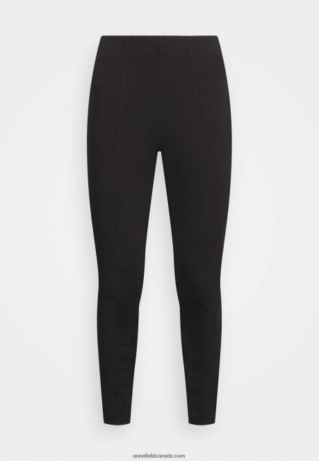 Anna Field Women Leggings Trousers Black H42J4Z651