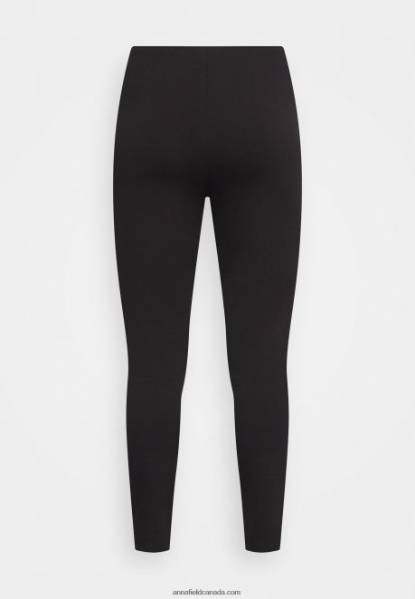 Anna Field Women Leggings Trousers Black H42J4Z651