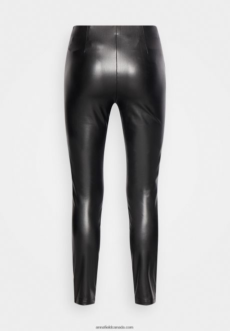 Anna Field Women Leggings Trousers Black H42J4Z658