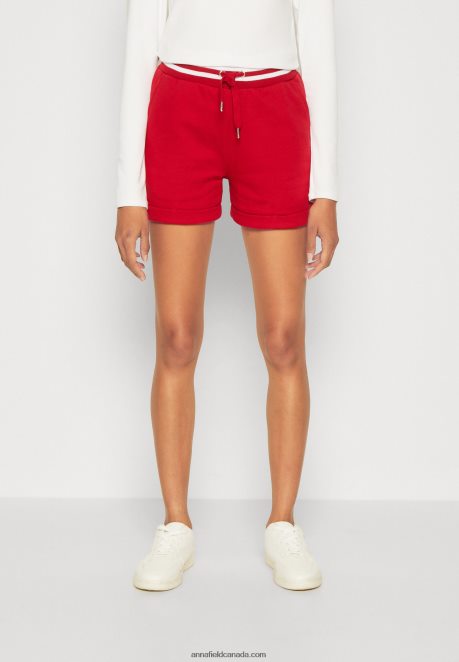 Anna Field Women Shorts Dark Red H42J4Z662