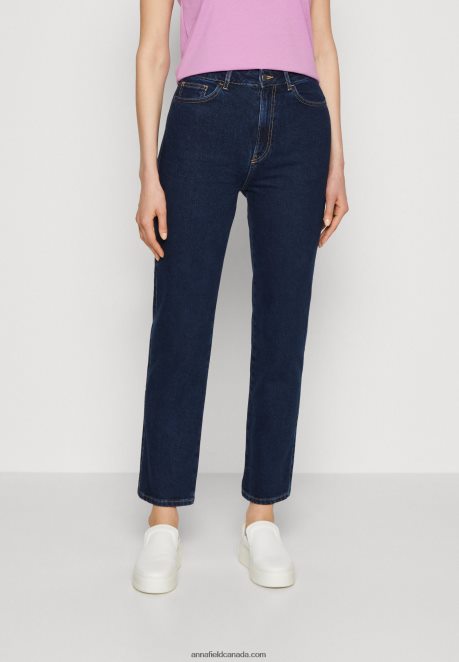 Anna Field Women Straight Leg Jeans Blue Denim H42J4Z664