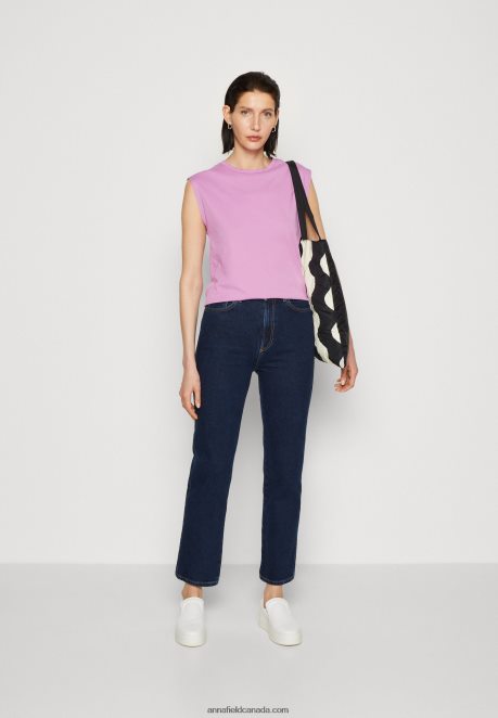 Anna Field Women Straight Leg Jeans Blue Denim H42J4Z664