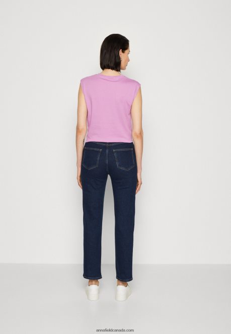 Anna Field Women Straight Leg Jeans Blue Denim H42J4Z664