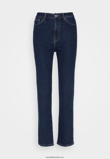 Anna Field Women Straight Leg Jeans Blue Denim H42J4Z664
