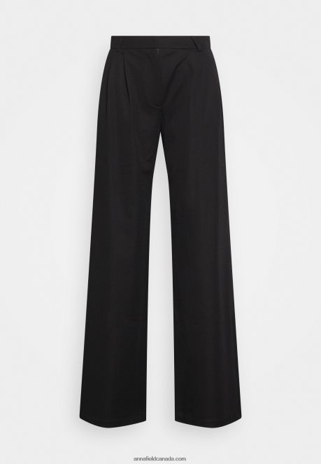 Anna Field Women Trousers Black H42J4Z602